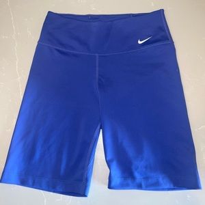 Purple Nike biker shorts